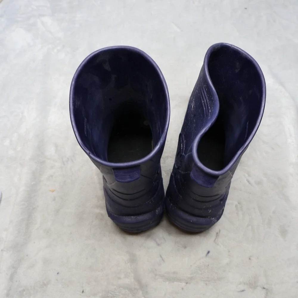 Tingley Flite Unisex M10 W12 Work Boots Blue Rubber Composite Toe 26256 READ